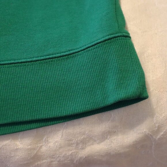 Old Navy Green Good Crew Pullover Long Sleeve Sweatshirt Size Medium Lounge - Picture 7 of 12